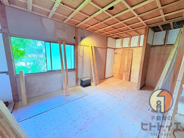 中古住宅)八女市酒井田の洋室|※リノベーション途中の写真です