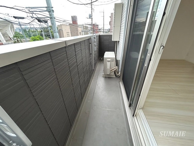 コリーヌヴェール盆栽のバルコニー|バルコニーです！