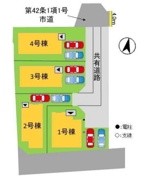 【区画図】 | 福岡市東区三苫1丁目2期　3号棟（全4棟）【仲介手数料無料・0円】 | 区画図です。3号棟です