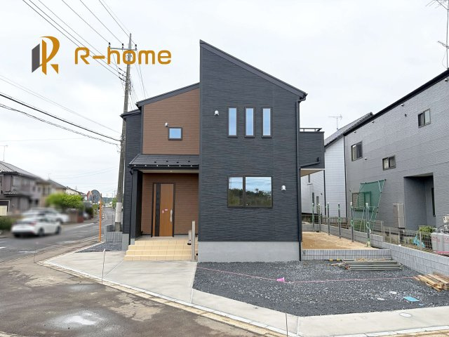 小美玉市清風台団地6期　新築戸建て　1号棟の外観|建物完成いたしました！ご予約で『平日』や『夕方』などでもご見学可能です！