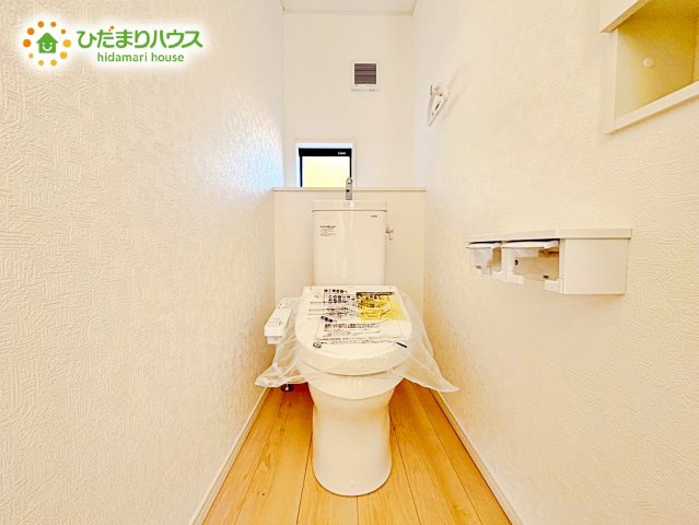【トイレ】 | 水戸市河和田町第3　新築戸建　19号棟 | 1・2階にトイレあるため、同時に利用でき混雑を避けられますね