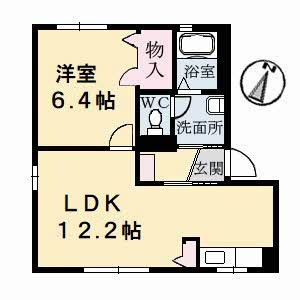 リッシュ良庵　Ⅰの間取り