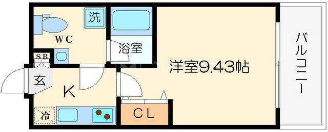 セレニテ天六西の間取り