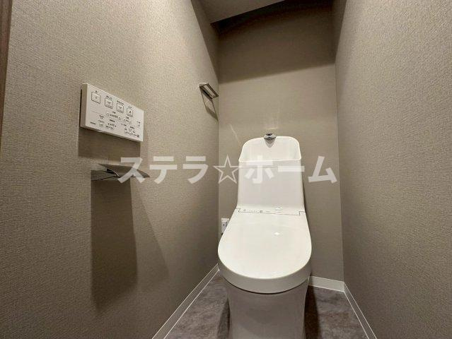 星和プラネタウン千里南第1期B棟のトイレ|清潔感のあるトイレです