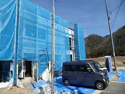 広島市安佐北区深川7丁目　新築一戸建て(全5棟)の外観