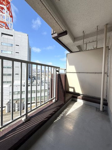 第二ファミール札幌のバルコニー
