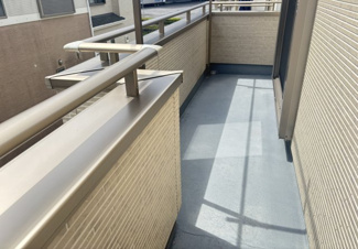 【バルコニー】 | レイクタウン１丁目　戸建住宅　越谷レイクタウン駅徒歩１３分 | 日当たりもよく洗濯物がたくさん干せるワイドバルコニーです。