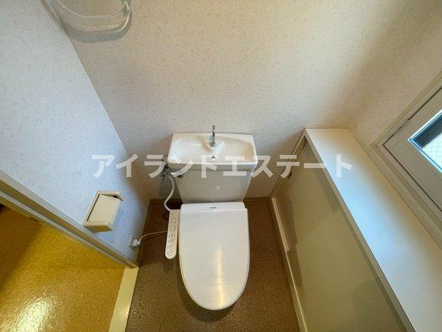 増田ビル　陽当たり良好　独立洗面台　独立型キッチンのトイレ