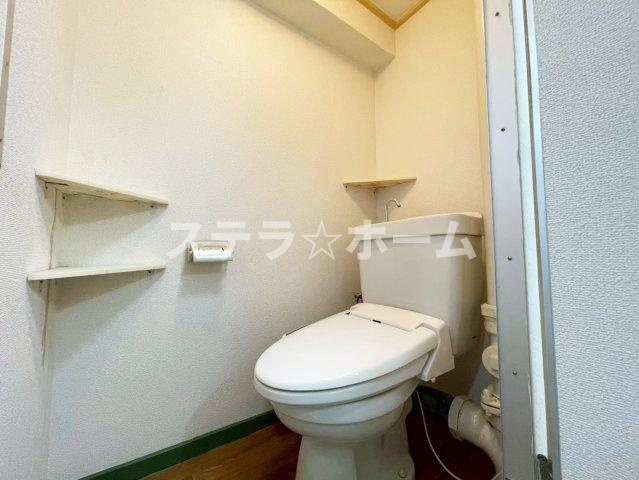リバーサイドしろきた第40号棟のトイレ|コンパクトで使いやすいトイレです