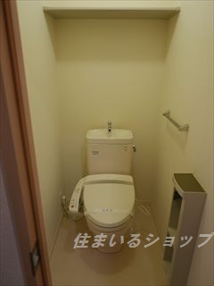 広島市安佐北区亀山１丁目のアパートのトイレ|シャワートイレあり