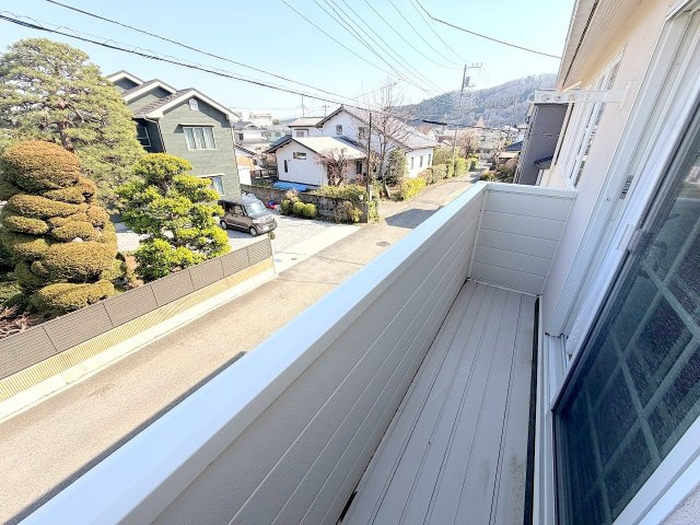 あきる野市伊奈　中古戸建のバルコニー
