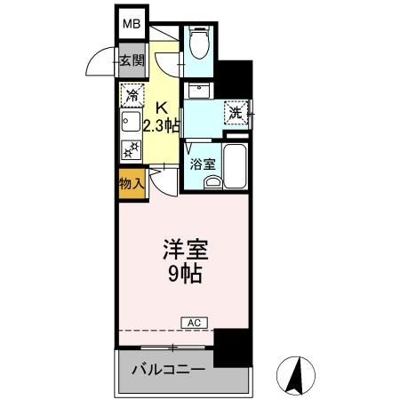 UTステージ横浜吉野町の間取り