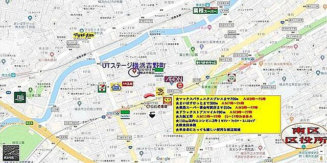 UTステージ横浜吉野町の地図