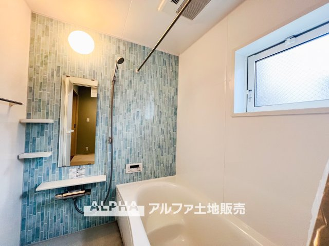 福生市福生　Ⅰ期　1号棟の浴室|【Comfortable space】
◆お風呂とトイレが別◆
毎日のバスタイムも快適、ストレスフリーなプライベート空間。
