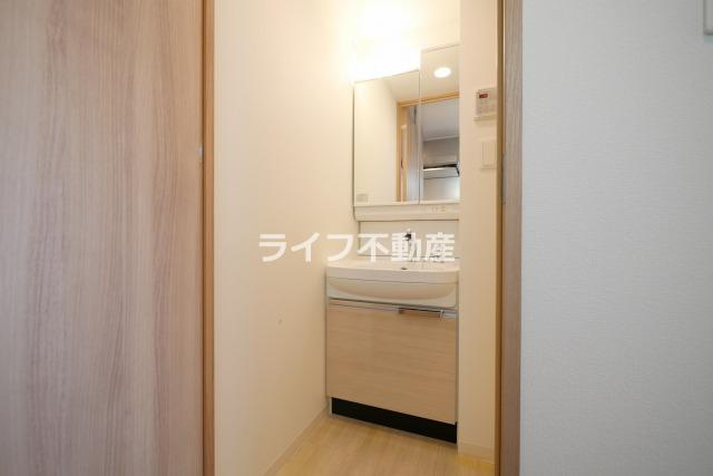 ララプレイス玉造オーブの洗面所