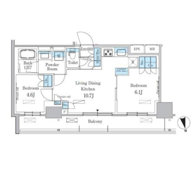 パークアクシス東陽町・親水公園の間取り