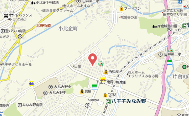 『八王子市中古戸建て』八王子市西片倉3-5-11【仲介手数料無料】　八王子市西片倉　の地図|～仲介手数料無料☆八王子ひなた不動産～八王子市西片倉　中古戸建