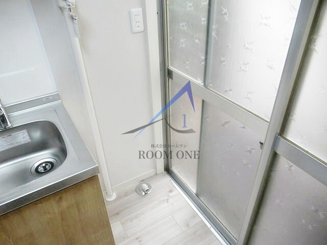 ハイツ伊良の設備|洗濯機置き場です。