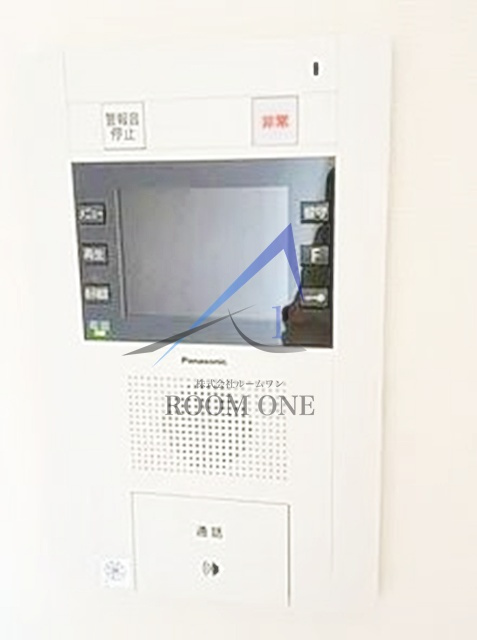 ガリシア新宿都庁前のセキュリティ|モニター付きインターホンです。