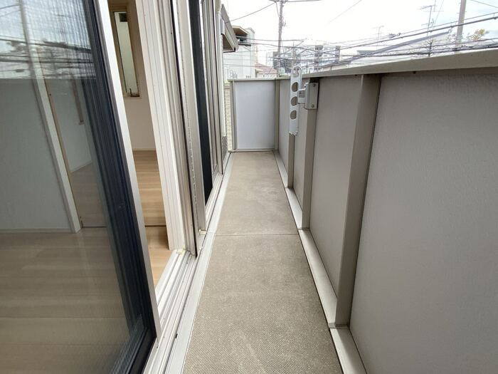 コンフォールアビテのバルコニー