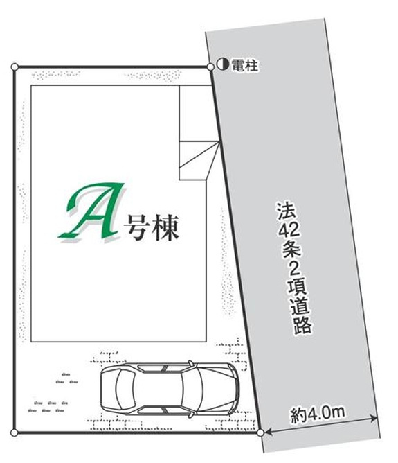 仲介手数料無料　ハートフルタウン所沢緑町7期　新築戸建　全１棟の区画図