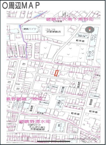 南側道路接道・駐車1台可 空家につき内覧可能の地図|京福電鉄「有栖川」駅徒歩8分
JR「太秦」駅徒歩13分