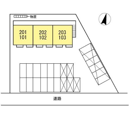 アーバンハイツ中央の区画図