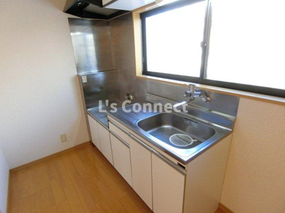 【キッチン】 | クレメンティアＣ | ２口ガスコンロ設置可能な対面キッチンです。