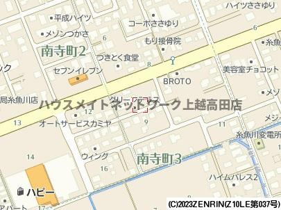 グリーンテラスＢの地図|位置図