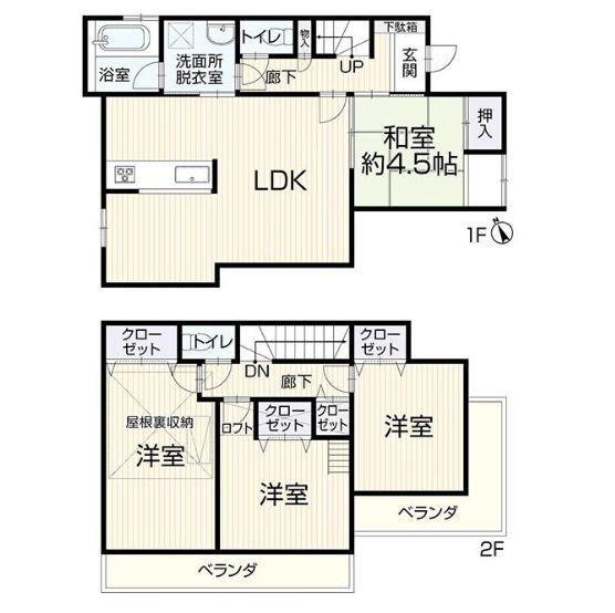 藤沢市打戻　中古戸建の間取り|間取図「藤沢市打戻　中古戸建」