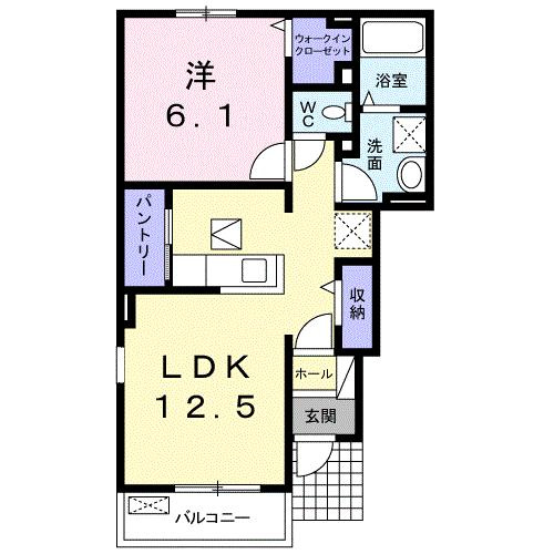 ノースヴィレッジⅣ　Ａの間取り