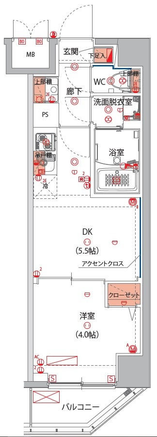 ハーモニーレジデンス東京大島ザ・ガーデンの間取り
