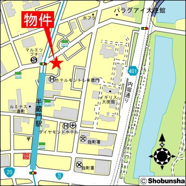 アーノンブライト一番町の地図