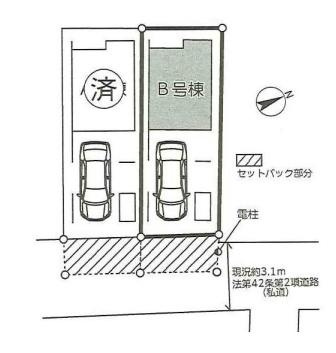 横浜市磯子区磯子２丁目の新築一戸建の区画図|最終1棟の販売です！
お気軽にお問合せ下さい！