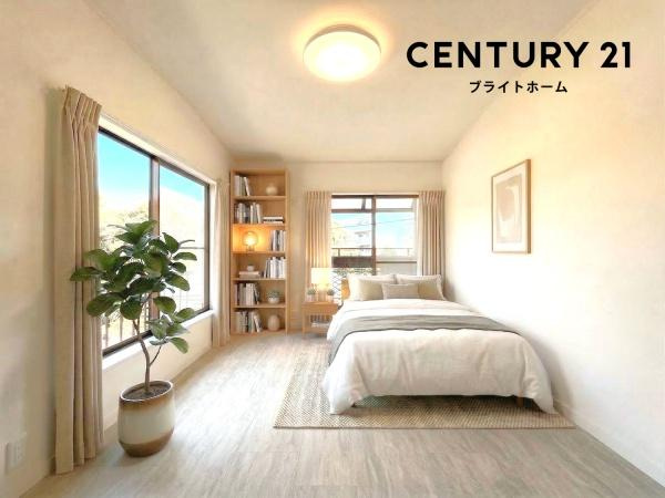 横浜市保土ケ谷区岩崎町の中古一戸建の洋室|本画像はAIがCGで家具作成しており、実際の現地に家具は設置されておりません。また、販売価格に家具等は含まれておりません。