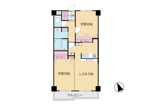 【間取り】 | トライダント翠耀館