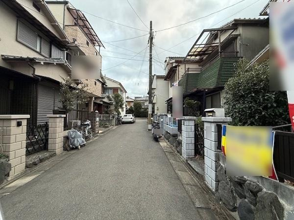 【前面道路含む現地写真】 | 守口市佐太中町4丁目　売土地