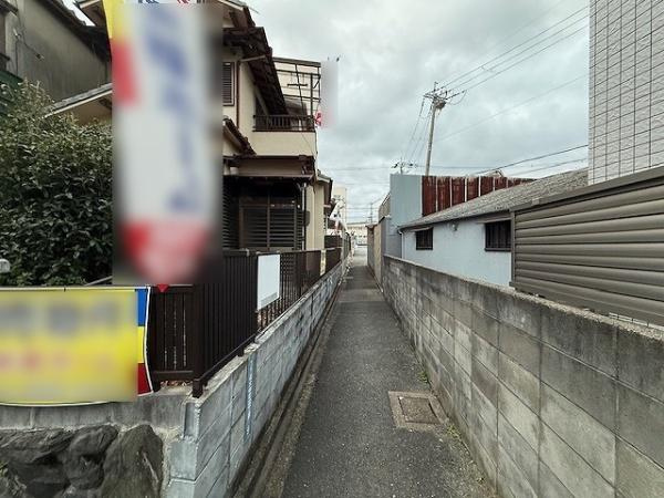 【前面道路含む現地写真】 | 守口市佐太中町4丁目　売土地