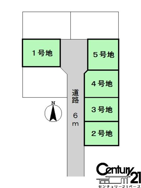 橿原市曲川町３丁目 ５号地 ／新築一戸建の区画図|■こちらの物件は５号地です！■