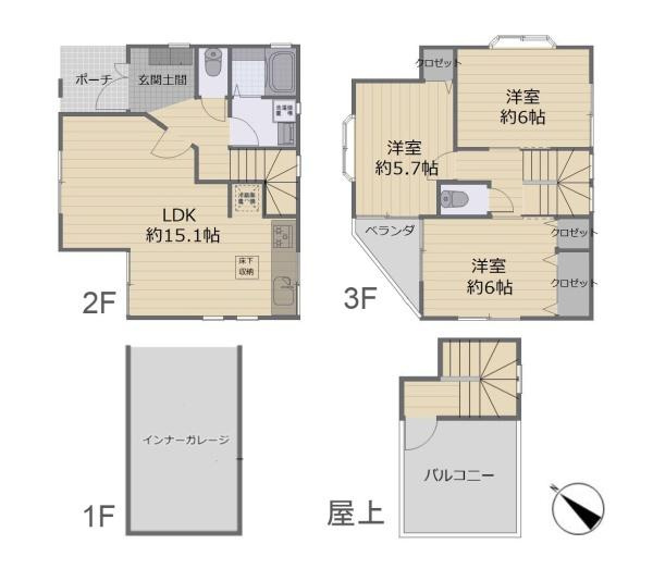 横浜市港南区上永谷３丁目の中古一戸建