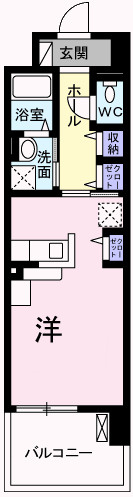 クレール姫路Ⅱの間取り