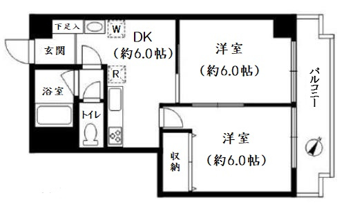 駒沢オリンピックマンションの間取り