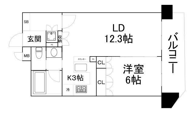【間取り】 | リーガル江戸堀