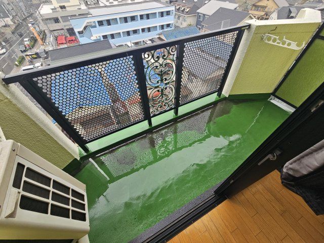 マンション美苑のバルコニー