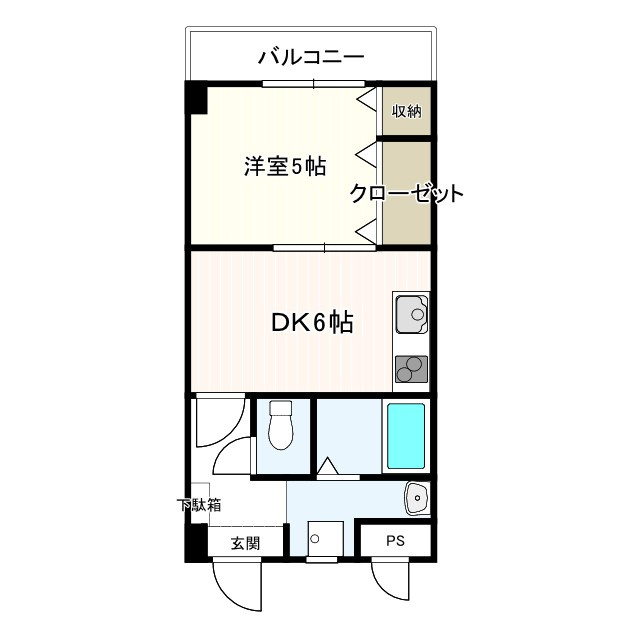 マンション美苑の間取り