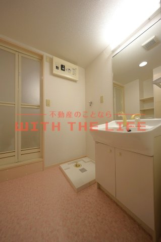 ベスタ櫛原【キャッシュバック対象物件】の洗面所|スペースが確保できる洗面所です