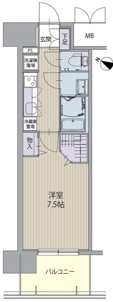 パルティール笠寺の間取り