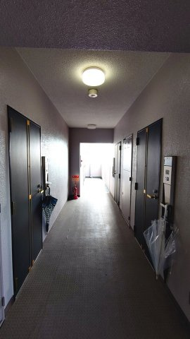 プレール綱島のその他共用部分|プレール綱島：共用廊下2019年撮影