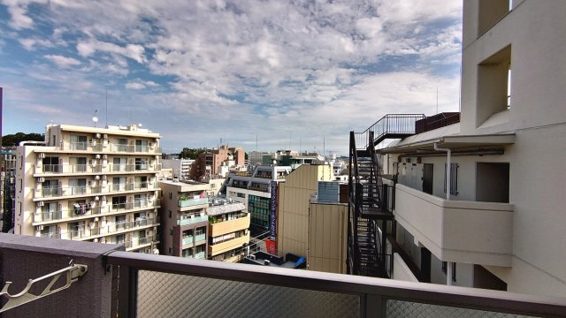 プレール綱島の展望|プレール綱島：最上階東向き住戸2019年撮影