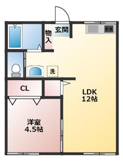 【間取り】 | コーポメゾン桜 | 図面と異なる場合は現状有姿となります